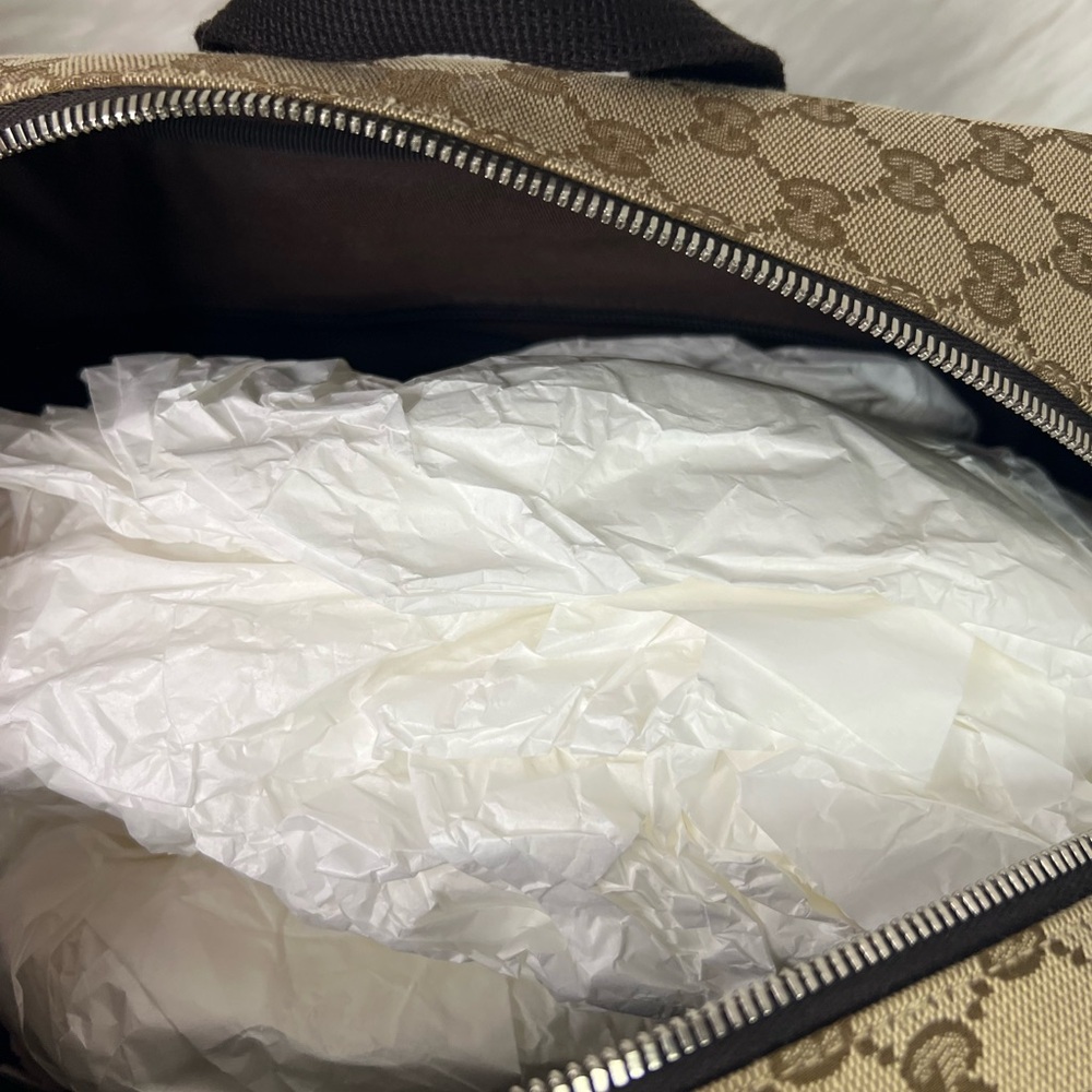 Authentic Gucci Canvas Rucksack Backpack - Picture 9 of 15